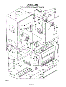 03 - Liner , Lit / Optional parts for Kitchenaid Refrigerator KRRF15XSWHY0 from AppliancePartsPros.com