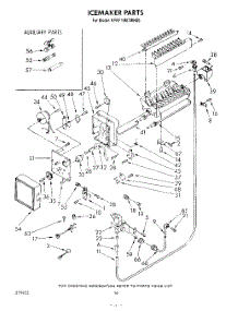 09 - Icemaker, Not Illustrated parts for Kitchenaid Refrigerator KFRF19MTWH00 from AppliancePartsPros.com