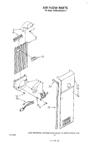 11 - Air Flow parts for Kitchenaid Refrigerator KSRS25QWWH11 from AppliancePartsPros.com