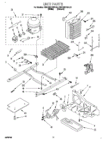 07 - Unit parts for Kitchenaid Refrigerator KSRC22DBWH01 from AppliancePartsPros.com