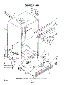 04 - Cabinet parts for Kitchenaid Refrigerator KFRF19MSWHY0 from AppliancePartsPros.com