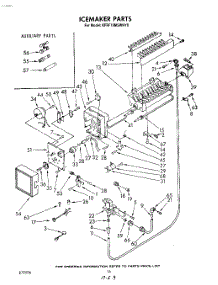 09 - Ice Maker , Miscellaneous parts for Kitchenaid Refrigerator KFRF19MSWHY0 from AppliancePartsPros.com