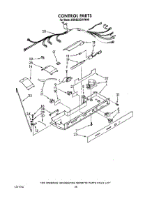 13 - Control parts for Kitchenaid Refrigerator KSRB25QXWH00 from AppliancePartsPros.com