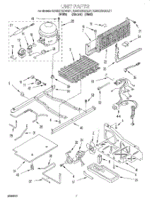 05 - Unit parts for Kitchenaid Refrigerator KBRS21KDWH01 from AppliancePartsPros.com