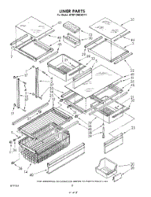 05 - Liner parts for Kitchenaid Refrigerator KFRF19MSWHY1 from AppliancePartsPros.com