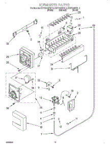 11 - Icemaker, Lit / Optional parts for Kitchenaid Refrigerator KSFS20QEWH1 from AppliancePartsPros.com