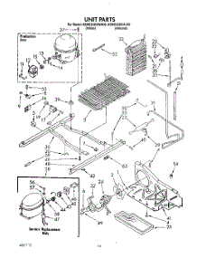 09 - Unit parts for Kitchenaid Refrigerator KSRC22DXAL00 from AppliancePartsPros.com