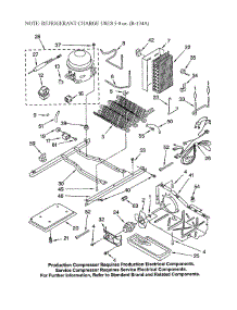 Unit parts for Kitchenaid Refrigerator KSRB25FKSS02 from AppliancePartsPros.com