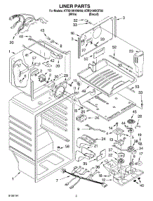 02 - Liner parts for Kitchenaid Refrigerator KTRS19KKBT02 from AppliancePartsPros.com