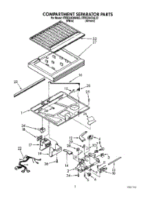 04 - Compartment Separator parts for Kitchenaid Refrigerator KTRS22KXWH20 from AppliancePartsPros.com