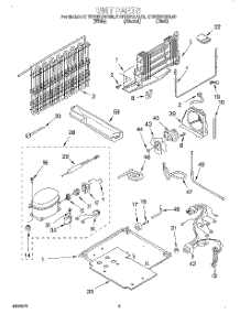 05 - Unit parts for Kitchenaid Refrigerator KTRV20KGWH00 from AppliancePartsPros.com