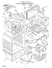 02 - Liner parts for Kitchenaid Refrigerator KTRS22MFAL00 from AppliancePartsPros.com