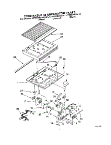 03 - Compartment Separator parts for Kitchenaid Refrigerator KTRS22MABL01 from AppliancePartsPros.com