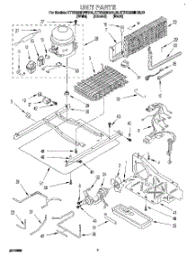 05 - Unit parts for Kitchenaid Refrigerator KTRS22MDBL00 from AppliancePartsPros.com