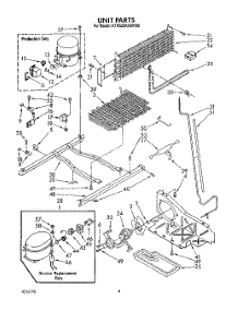 06 - Unit parts for Kitchenaid Refrigerator KTRS22KXAL00 from AppliancePartsPros.com