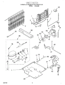05 - Unit parts for Kitchenaid Refrigerator KTRS22KFWH00 from AppliancePartsPros.com