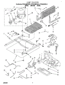 05 - Unit parts for Kitchenaid Refrigerator KTRS22MDAL01 from AppliancePartsPros.com