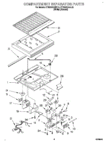 03 - Compartment Separator parts for Kitchenaid Refrigerator KTRS22KAAL12 from AppliancePartsPros.com