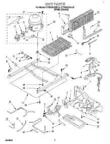 05 - Unit parts for Kitchenaid Refrigerator KTRS22KAAL12 from AppliancePartsPros.com