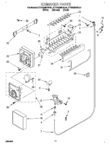 07 - Icemaker parts for Kitchenaid Refrigerator KTRS22MDWH01 from AppliancePartsPros.com