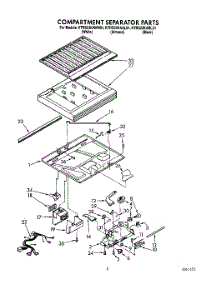 03 - Compartment Separator parts for Kitchenaid Refrigerator KTRS22KABL01 from AppliancePartsPros.com