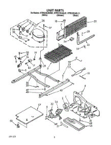 05 - Unit parts for Kitchenaid Refrigerator KTRS22KABL01 from AppliancePartsPros.com