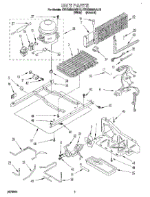 05 - Unit parts for Kitchenaid Refrigerator KTRS22MAAL12 from AppliancePartsPros.com