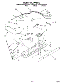 10 - Control Parts parts for Kitchenaid Refrigerator KSRG25FKWH02 from AppliancePartsPros.com