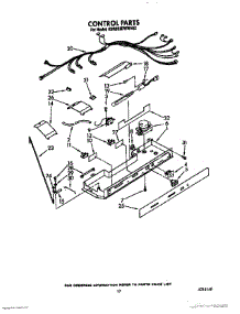 12 - Control parts for Kitchenaid Refrigerator KSRB22DWWH02 from AppliancePartsPros.com