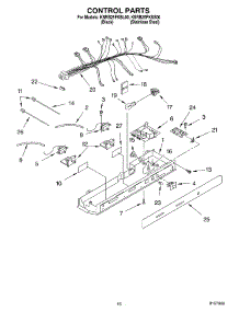 10 - Control parts for Kitchenaid Refrigerator KSRB25FKSS00 from AppliancePartsPros.com