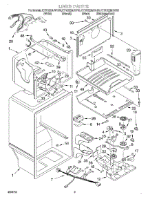 02 - Liner parts for Kitchenaid Refrigerator KTRC22MJWH00 from AppliancePartsPros.com