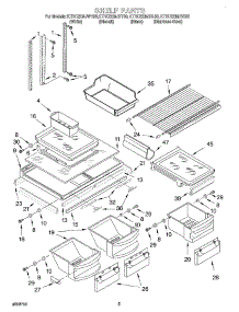 03 - Shelf parts for Kitchenaid Refrigerator KTRC22MJBL00 from AppliancePartsPros.com
