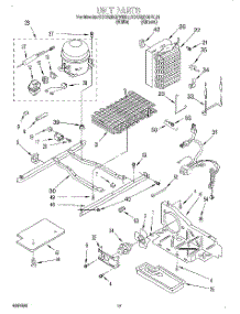10 - Unit parts for Kitchenaid Refrigerator KSCS25QFAL01 from AppliancePartsPros.com