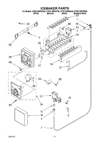 06 - Ice Maker parts for Kitchenaid Refrigerator KTRC19MKSS00 from AppliancePartsPros.com