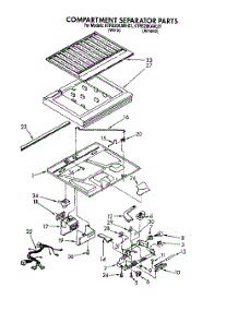03 - Compartment Separator parts for Kitchenaid Refrigerator KTRS20KAWH01 from AppliancePartsPros.com