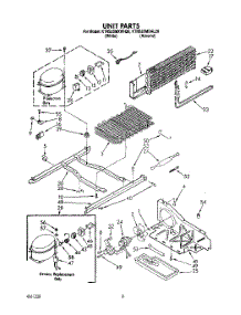 06 - Unit parts for Kitchenaid Refrigerator KTRS20MXAL20 from AppliancePartsPros.com