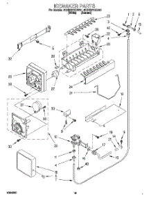 11 - Icemaker parts for Whirlpool Refrigerator 4KSRS27QDW01 from AppliancePartsPros.com