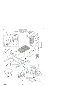 09 - Unit parts for Whirlpool Refrigerator 4KSRS27QAW00 from AppliancePartsPros.com