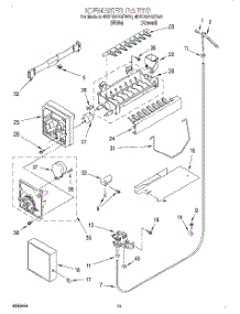11 - Icemaker parts for Whirlpool Refrigerator 4KSRS27QFW01 from AppliancePartsPros.com