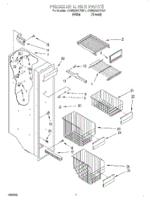 05 - Freezer Liner parts for Whirlpool Refrigerator 4KSRS25QFA01 from AppliancePartsPros.com