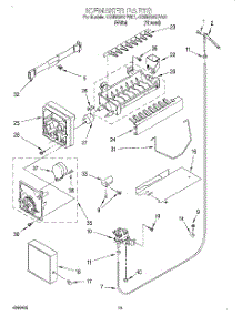 11 - Icemaker parts for Whirlpool Refrigerator 4KSRS25QFA01 from AppliancePartsPros.com