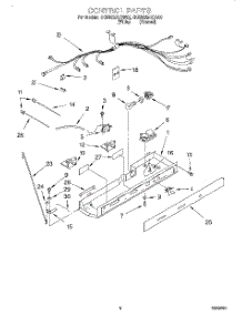 03 - Control parts for Whirlpool Refrigerator 4KSRS25QDW00 from AppliancePartsPros.com