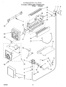 11 - Icemaker parts for Whirlpool Refrigerator 4KSRS25QDW00 from AppliancePartsPros.com