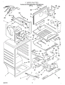 02 - Liner parts for Kitchenaid Refrigerator KTRS21MDWH05 from AppliancePartsPros.com