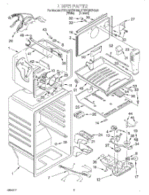 02 - Liner parts for Kitchenaid Refrigerator KTRS19KFAL00 from AppliancePartsPros.com
