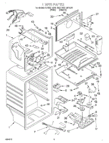 02 - Liner parts for Kitchenaid Refrigerator KTRS21MFAL00 from AppliancePartsPros.com