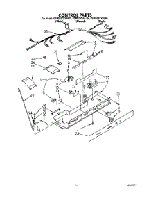 12 - Control parts for Kitchenaid Refrigerator KSRB22QXWH00 from AppliancePartsPros.com