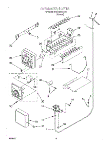 12 - Ice Maker, Optional parts for Whirlpool Refrigerator 4KSRS22QFA02 from AppliancePartsPros.com