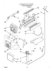 12 - Ice Maker, Optional parts for Whirlpool Refrigerator 4KSRS22QFA03 from AppliancePartsPros.com