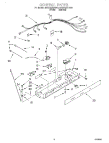 03 - Control parts for Whirlpool Refrigerator 4KSRS22QDA00 from AppliancePartsPros.com